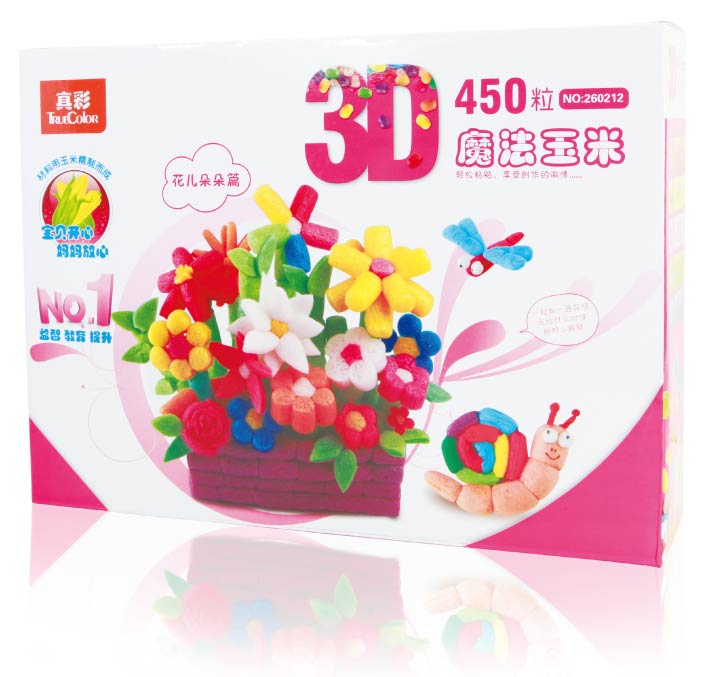 3D魔法玉米450粒装（花儿朵朵篇）